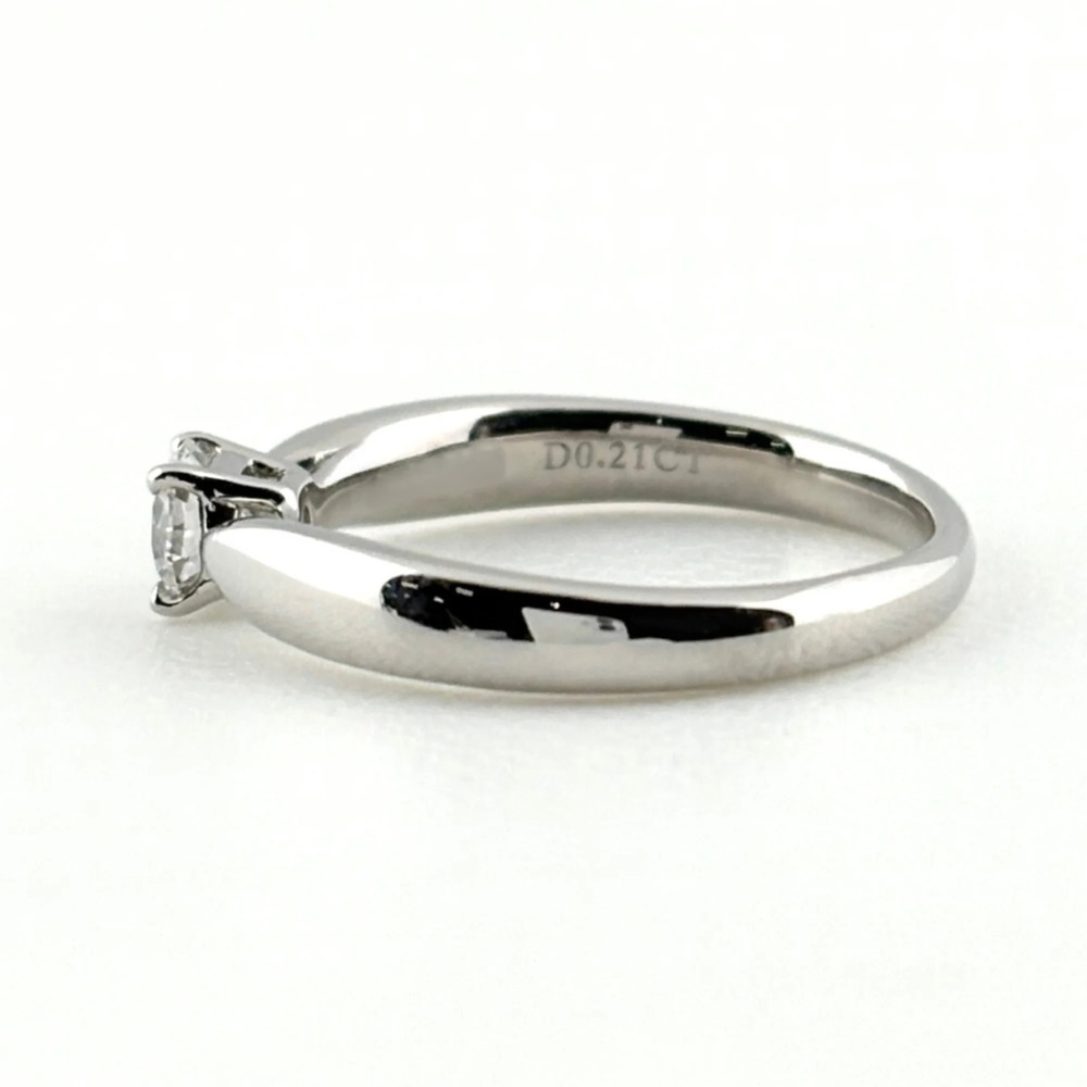 TIFFANY Silver Diamond Ring - Picture 4 of 9